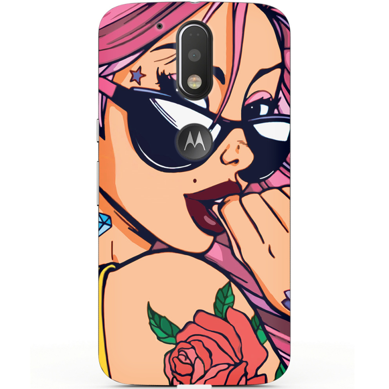 Чехол Uprint Motorola Moto G4 XT1622 Pink Girl