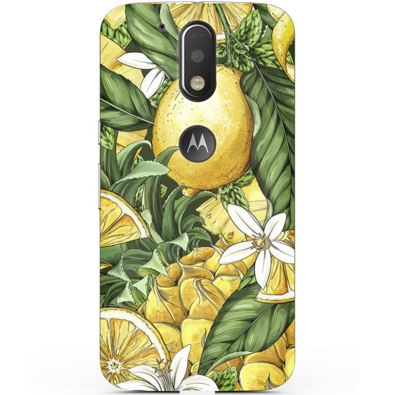 Чехол Uprint Motorola Moto G4 XT1622 Lemon Pattern