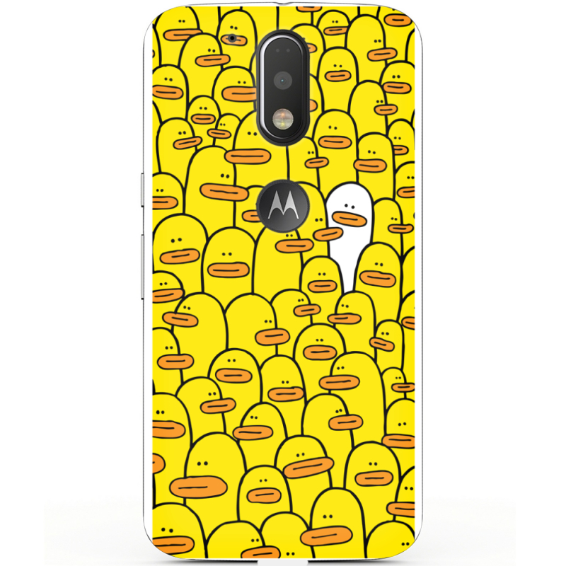 Чехол Uprint Motorola Moto G4 XT1622 Yellow Ducklings