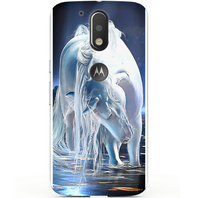 Чехол Uprint Motorola Moto G4 XT1622 White Horse