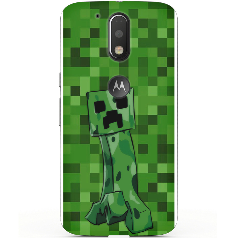 Чехол Uprint Motorola Moto G4 XT1622 Minecraft Creeper