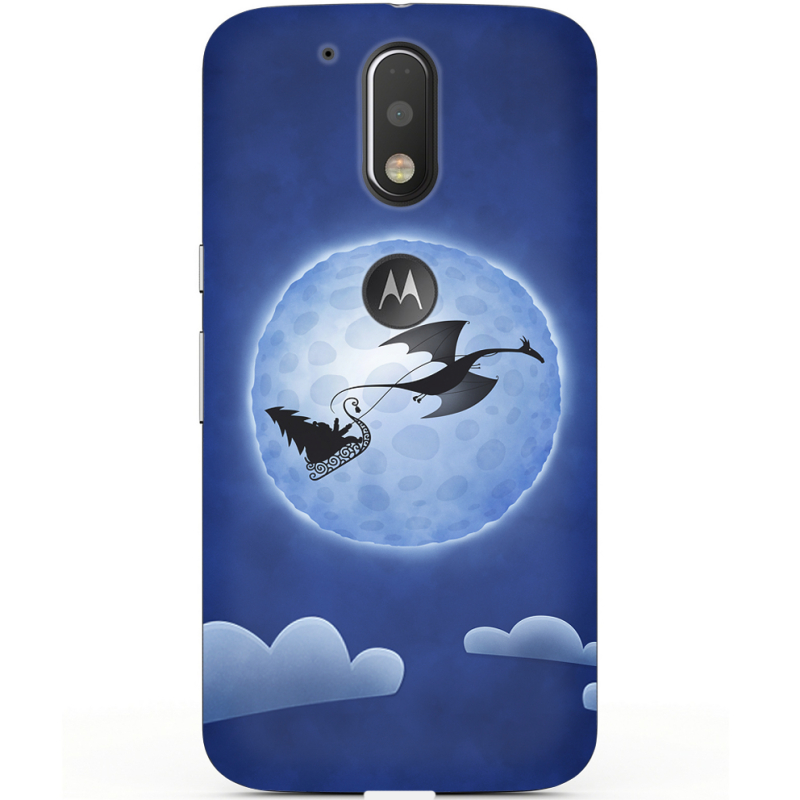 Чехол Uprint Motorola Moto G4 XT1622 Christmas Dragon