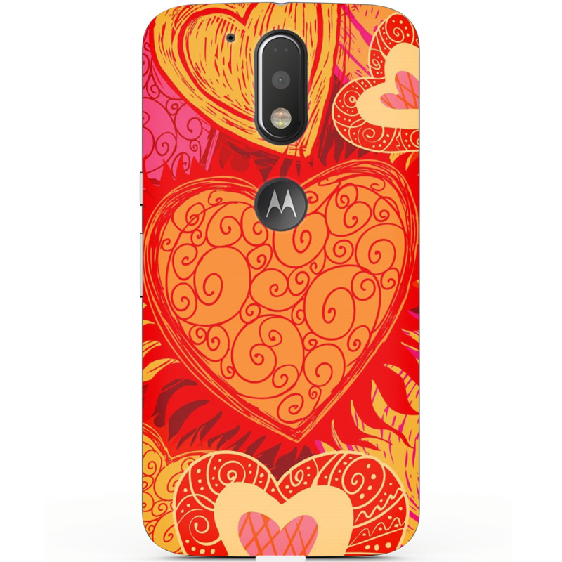 Чехол Uprint Motorola Moto G4 XT1622 Warm Hearts