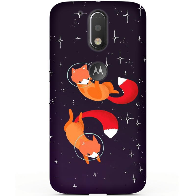 Чехол Uprint Motorola Moto G4 XT1622 Fox-Astronauts