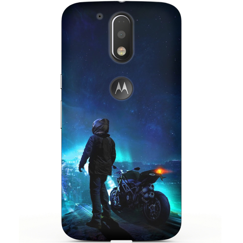Чехол Uprint Motorola Moto G4 XT1622 Motorcyclist