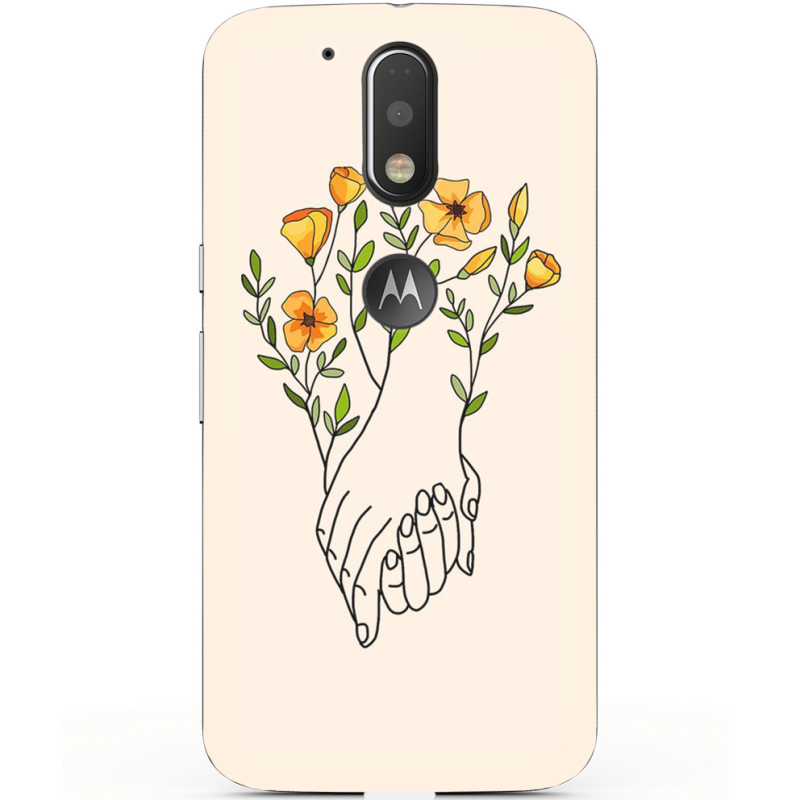 Чехол Uprint Motorola Moto G4 XT1622 Flower Hands