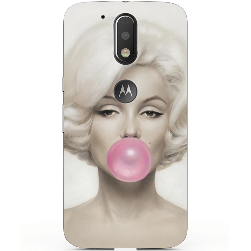 Чехол Uprint Motorola Moto G4 XT1622 Marilyn Monroe Bubble Gum