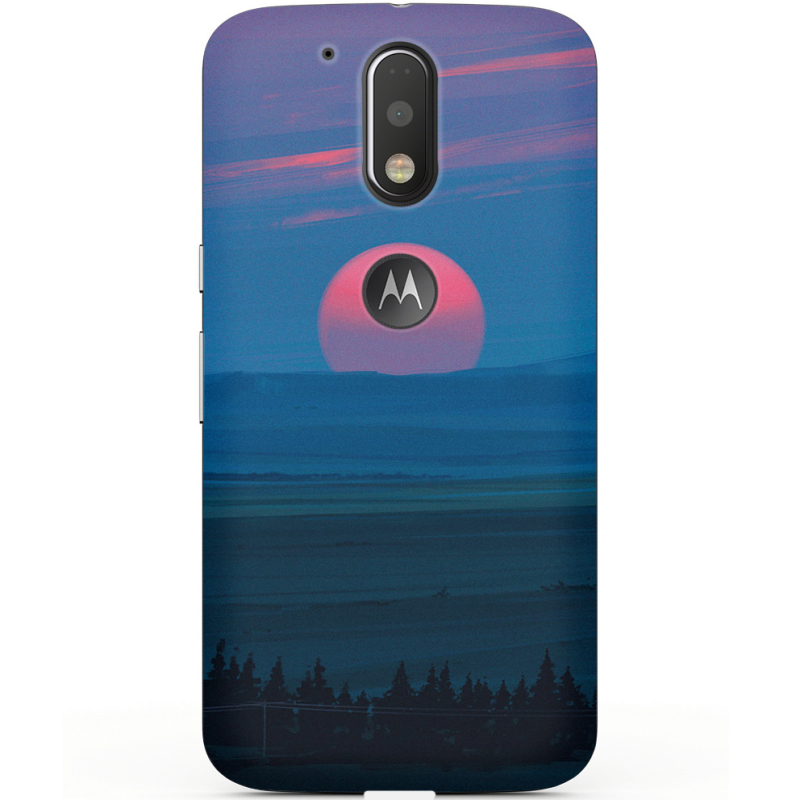 Чехол Uprint Motorola Moto G4 XT1622 Cold Red Light