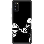 Чехол BoxFace Samsung Galaxy A41 (A415) Black Sneakers