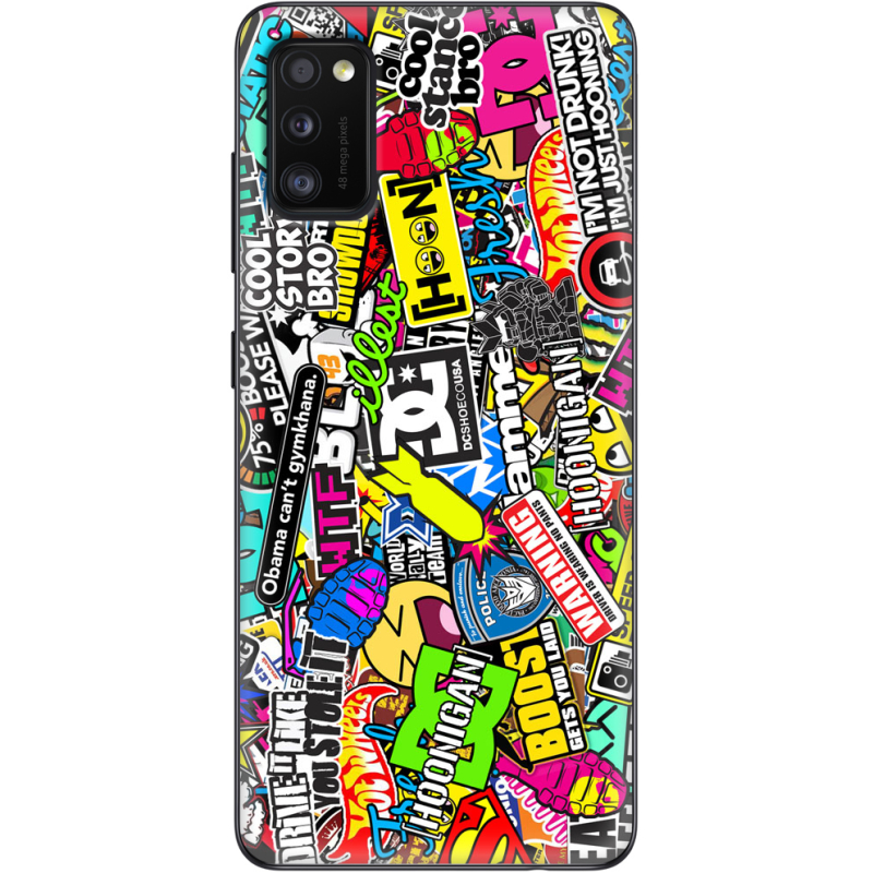 Чехол BoxFace Samsung Galaxy A41 (A415) Multicolored Inscriptions
