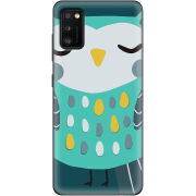 Чехол BoxFace Samsung Galaxy A41 (A415) Green Owl