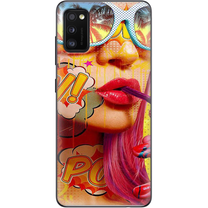 Чехол BoxFace Samsung Galaxy A41 (A415) Yellow Girl Pop Art