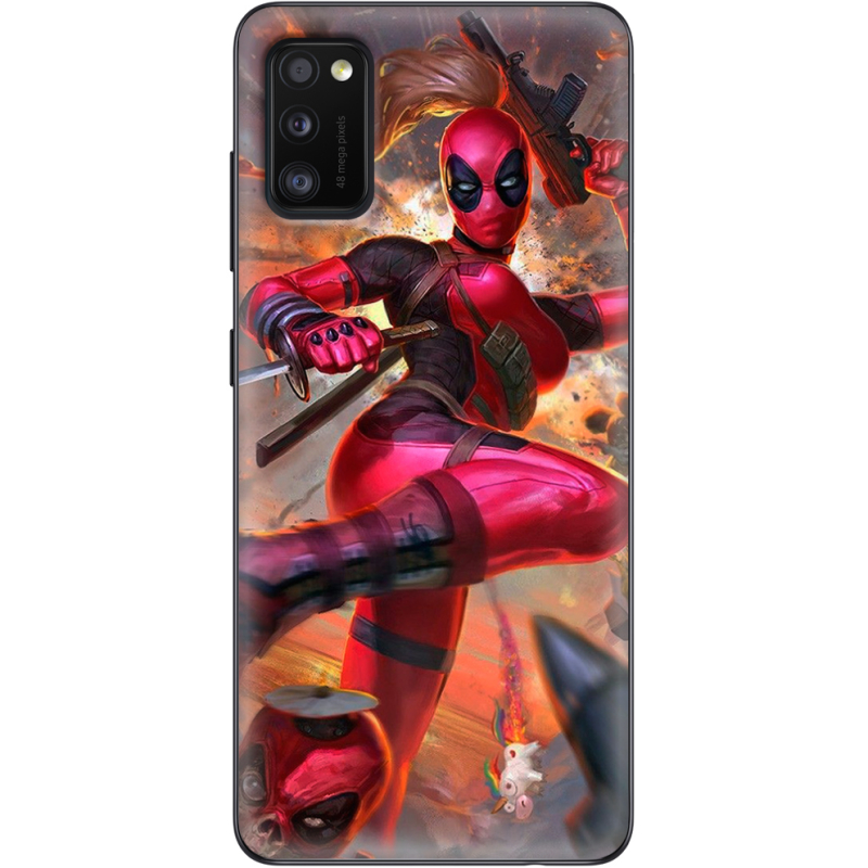 Чехол BoxFace Samsung Galaxy A41 (A415) Woman Deadpool