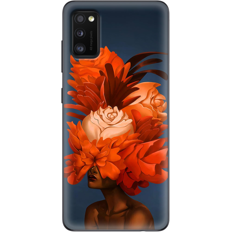 Чехол BoxFace Samsung Galaxy A41 (A415) Exquisite Orange Flowers