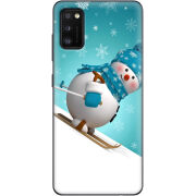 Чехол BoxFace Samsung Galaxy A41 (A415) Skier Snowman