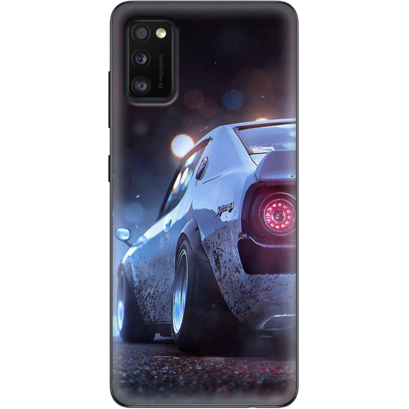 Чехол BoxFace Samsung Galaxy A41 (A415) Silver Car