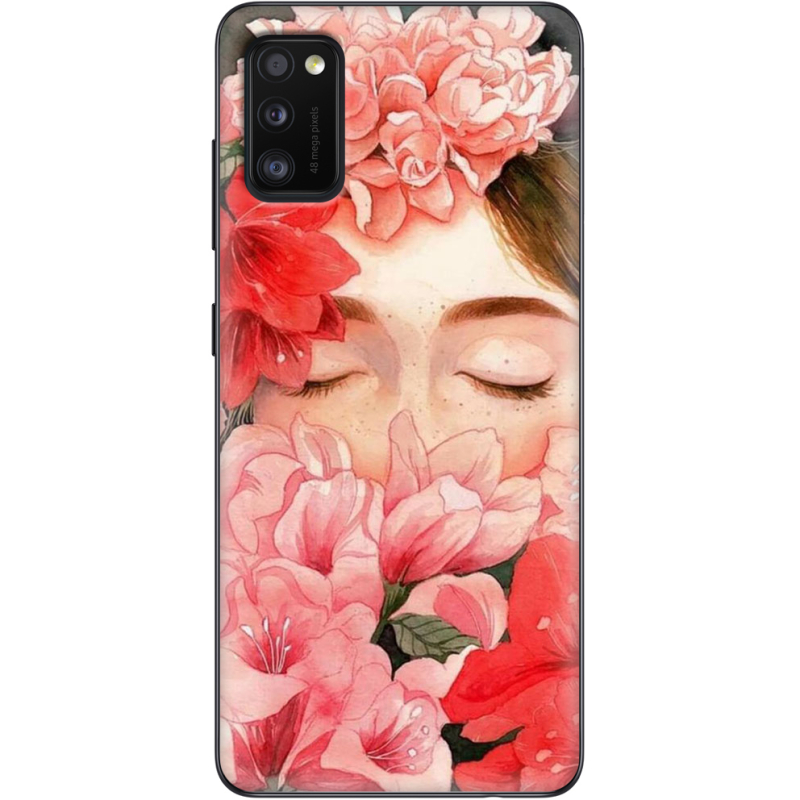 Чехол BoxFace Samsung Galaxy A41 (A415) Girl in Flowers