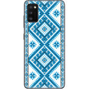 Чехол BoxFace Samsung Galaxy A41 (A415) Блакитний Орнамент