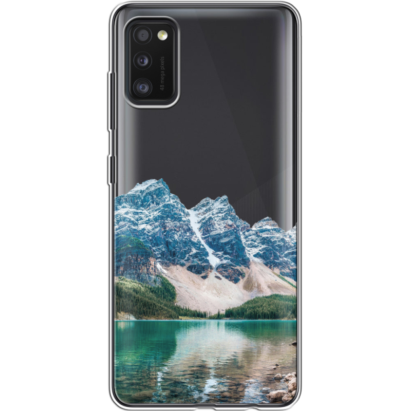 Прозрачный чехол BoxFace Samsung Galaxy A41 (A415) Blue Mountain