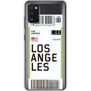 Прозрачный чехол BoxFace Samsung Galaxy A41 (A415) Ticket Los Angeles