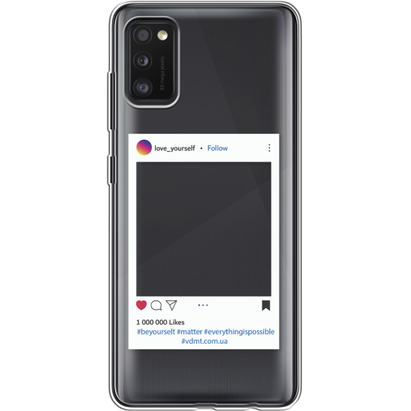 Прозрачный чехол BoxFace Samsung Galaxy A41 (A415) Insta