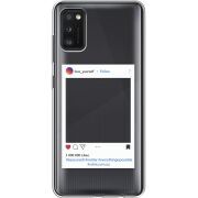 Прозрачный чехол BoxFace Samsung Galaxy A41 (A415) Insta