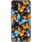 Прозрачный чехол BoxFace Samsung Galaxy A41 (A415) Butterfly Morpho