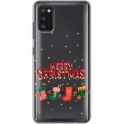 Прозрачный чехол BoxFace Samsung Galaxy A41 (A415) Merry Christmas