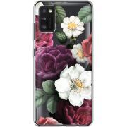 Прозрачный чехол BoxFace Samsung Galaxy A41 (A415) Floral Dark Dreams