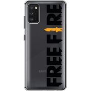 Прозрачный чехол BoxFace Samsung Galaxy A41 (A415) Free Fire Black Logo