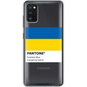 Прозрачный чехол BoxFace Samsung Galaxy A41 (A415) Pantone вільний синій