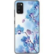 Чехол со стразами Samsung Galaxy A41 (A415) Orchids