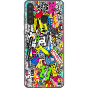 Чехол BoxFace Samsung Galaxy A21 (A215) Multicolored Inscriptions