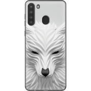 Чехол BoxFace Samsung Galaxy A21 (A215) White Wolf