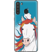 Чехол BoxFace Samsung Galaxy A21 (A215) Fuck Unicorn