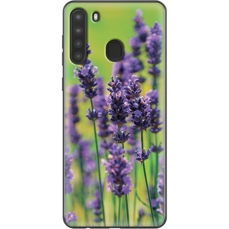 Чехол BoxFace Samsung Galaxy A21 (A215) Green Lavender