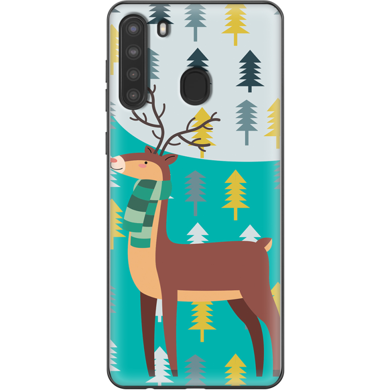 Чехол BoxFace Samsung Galaxy A21 (A215) Foresty Deer