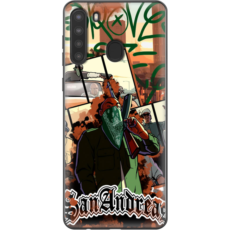 Чехол BoxFace Samsung Galaxy A21 (A215) GTA San Andreas