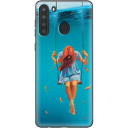 Чехол BoxFace Samsung Galaxy A21 (A215) Girl In The Sea