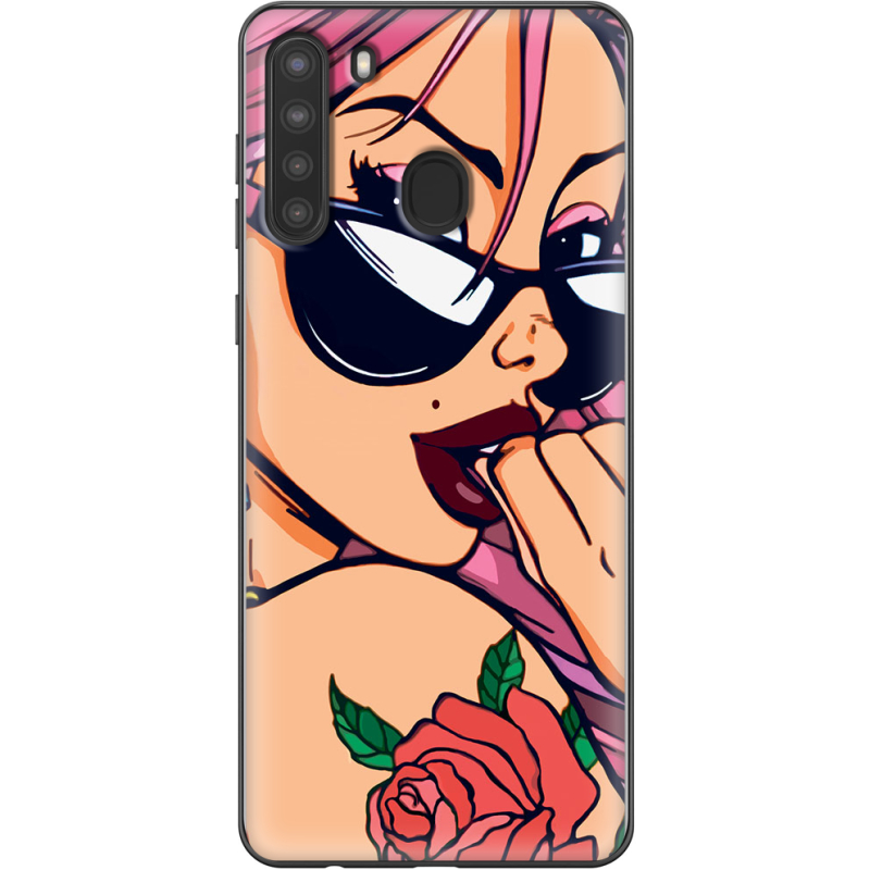 Чехол BoxFace Samsung Galaxy A21 (A215) Pink Girl