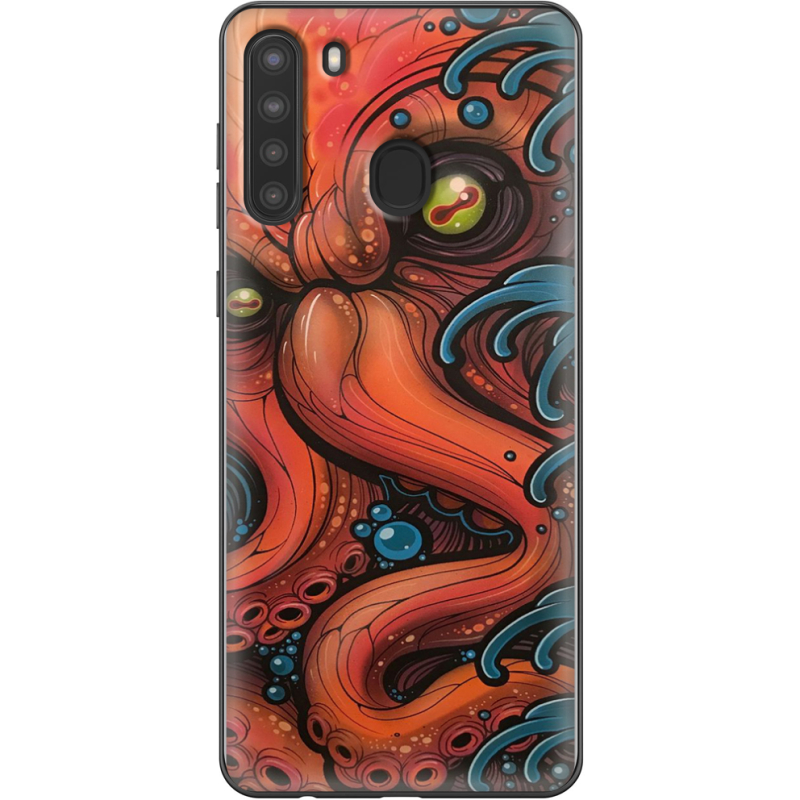 Чехол BoxFace Samsung Galaxy A21 (A215) Octopus