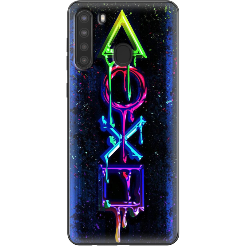 Чехол BoxFace Samsung Galaxy A21 (A215) Graffiti symbols