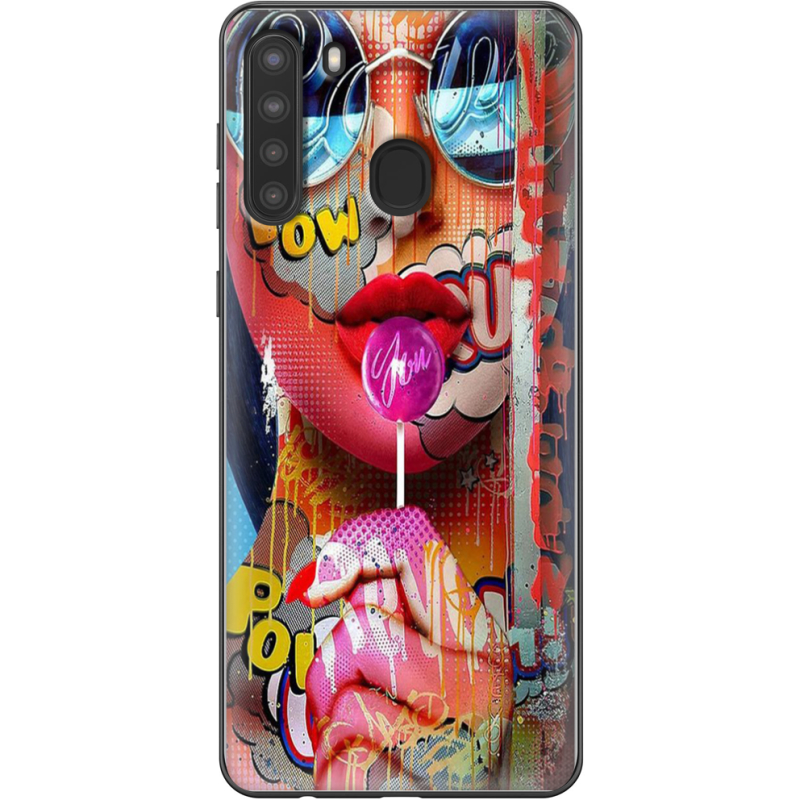 Чехол BoxFace Samsung Galaxy A21 (A215) Colorful Girl