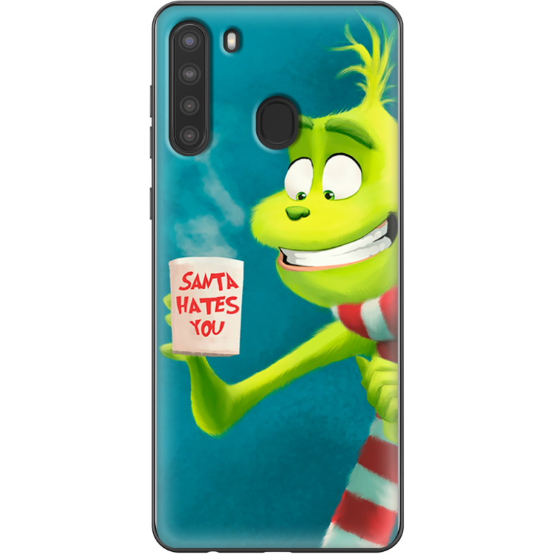 Чехол BoxFace Samsung Galaxy A21 (A215) Santa Hates You