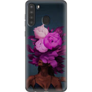 Чехол BoxFace Samsung Galaxy A21 (A215) Exquisite Purple Flowers