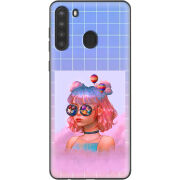 Чехол BoxFace Samsung Galaxy A21 (A215) Girl in the Clouds