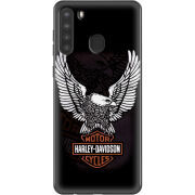 Чехол BoxFace Samsung Galaxy A21 (A215) Harley Davidson and eagle