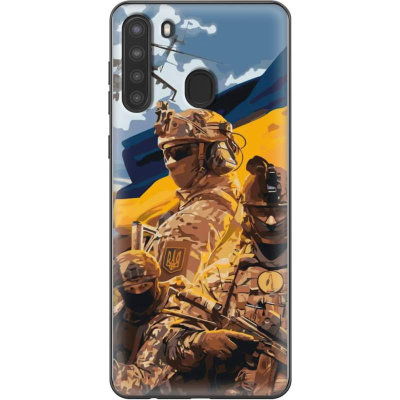 Чехол BoxFace Samsung Galaxy A21 (A215) Воїни ЗСУ