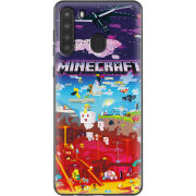 Чехол BoxFace Samsung Galaxy A21 (A215) Minecraft World Beyond