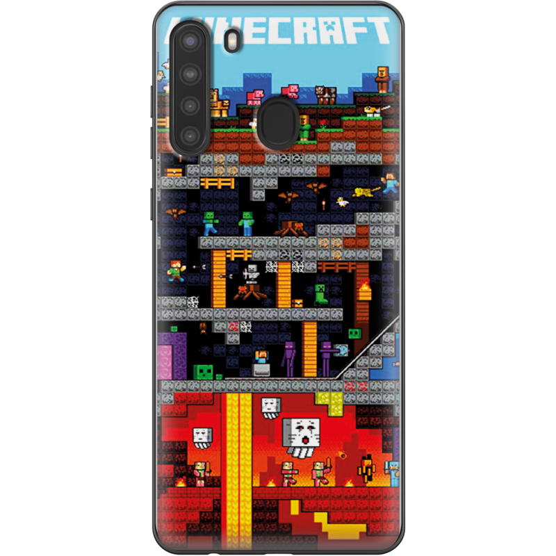 Чехол BoxFace Samsung Galaxy A21 (A215) Minecraft Lode Runner